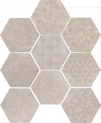 ESAGONA FABRIC SHABBY CHIC 24x27,7  (56 B) 24х27.7