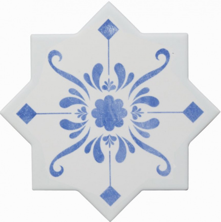 BECOLORS STAR 13,25X13,25 DEC. STENCIL ELECTRIC BLUE х
