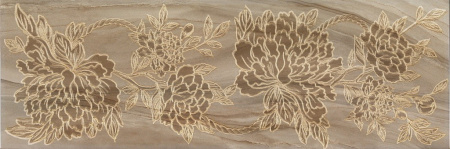 INSERTI PEONIA TAUPE 25X75 25х75