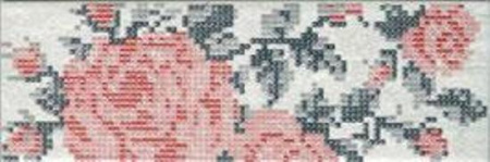 INS.S/1 FLOWERS WHITE 8,6X26,2 8.6х26