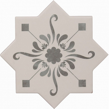 BECOLORS STAR 13,25X13,25 DEC. STENCIL GREY 13.25х13.25